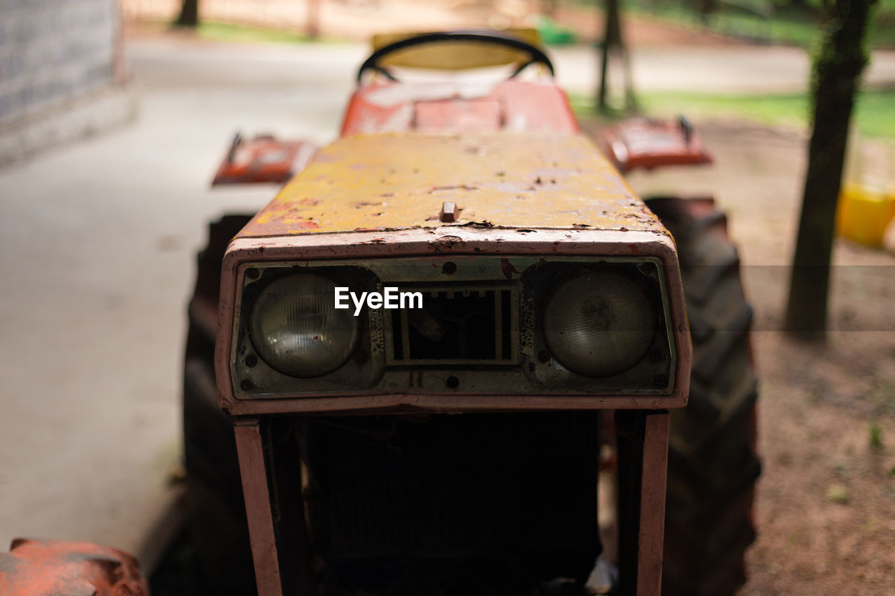 Tilt-shift of tractor