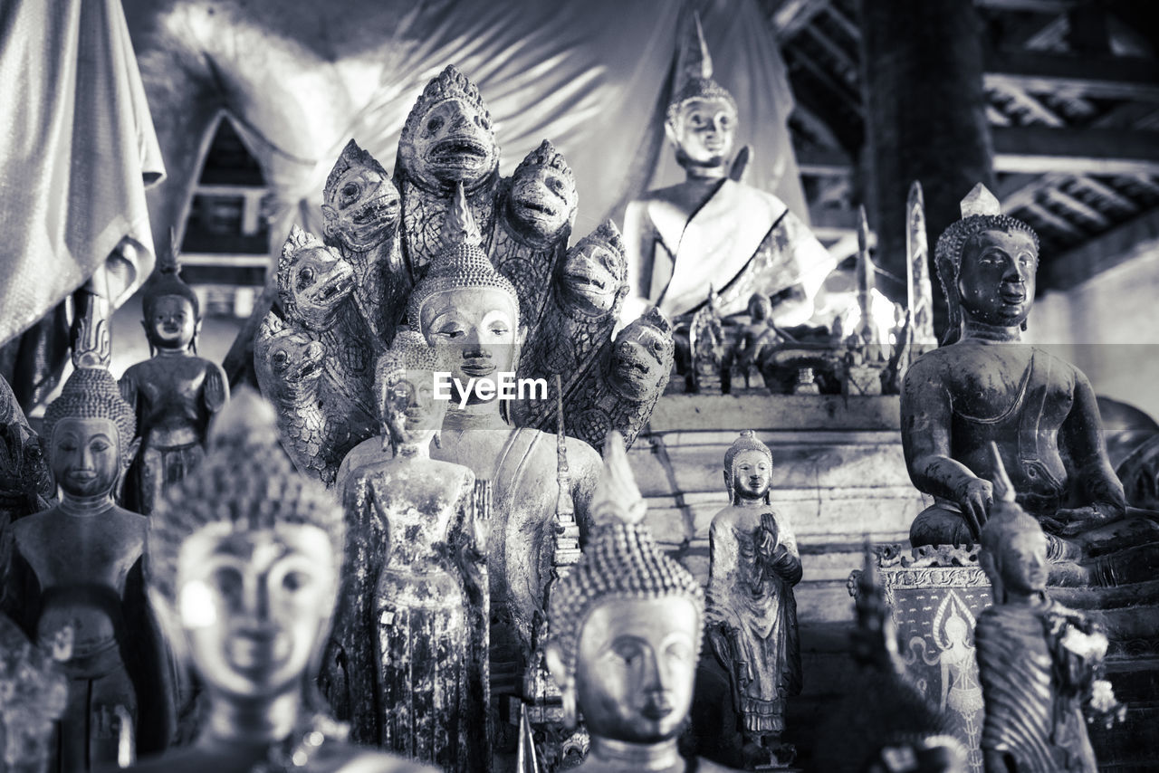 Close-up of buddha sculpture