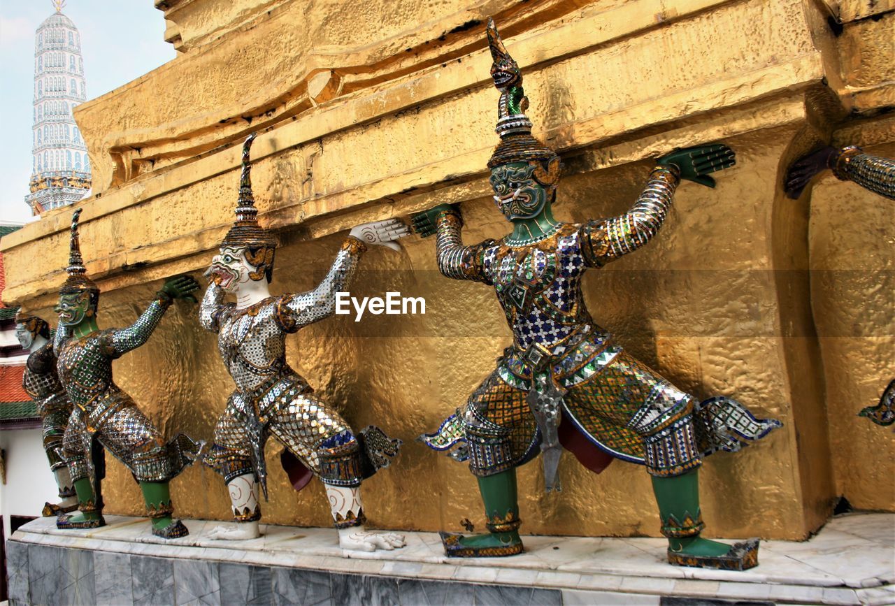 Low angle view of temple