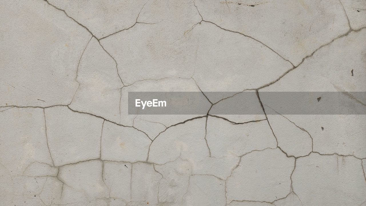 detail shot of cracked field