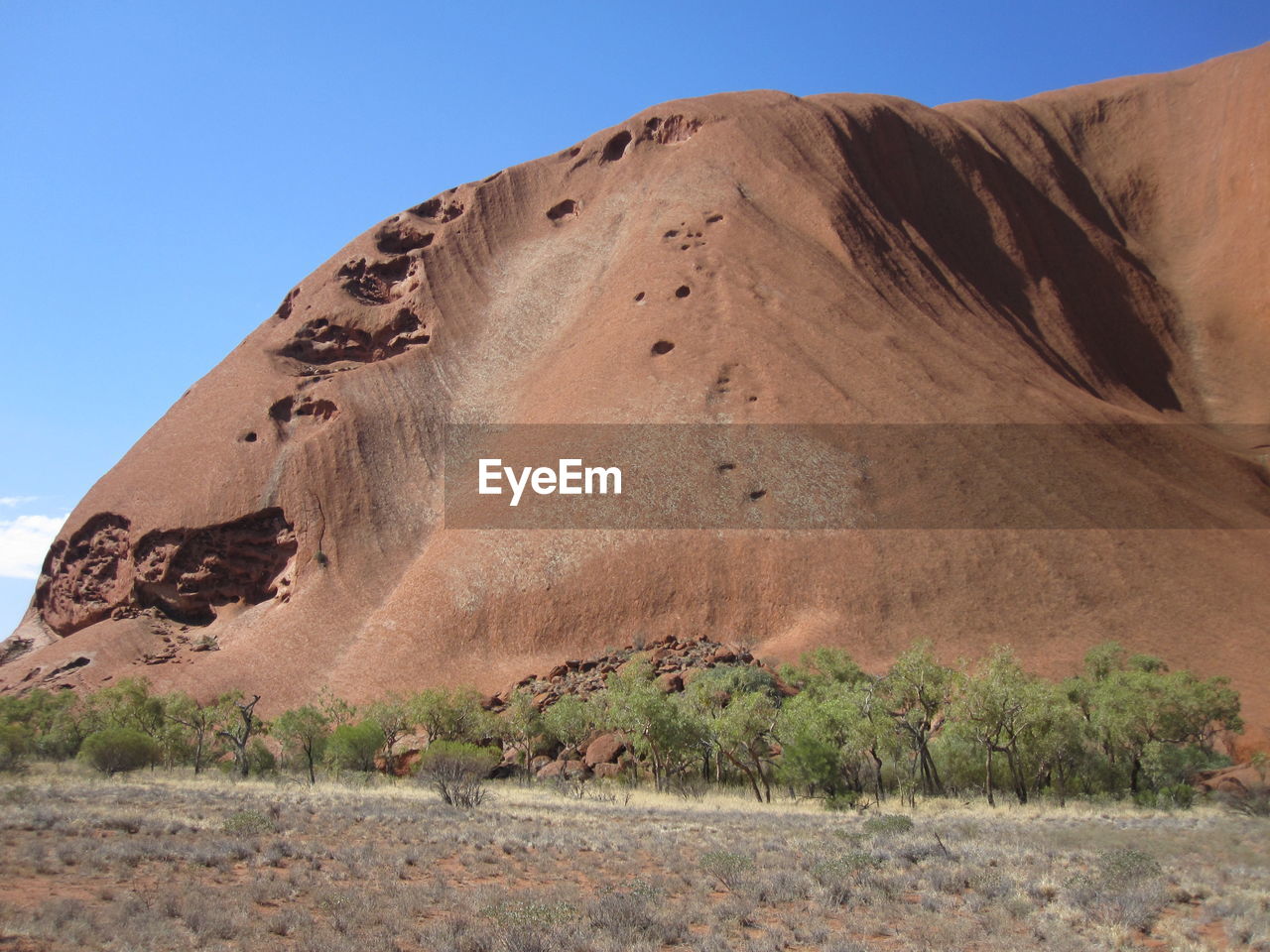 Scenic view of desert against sky