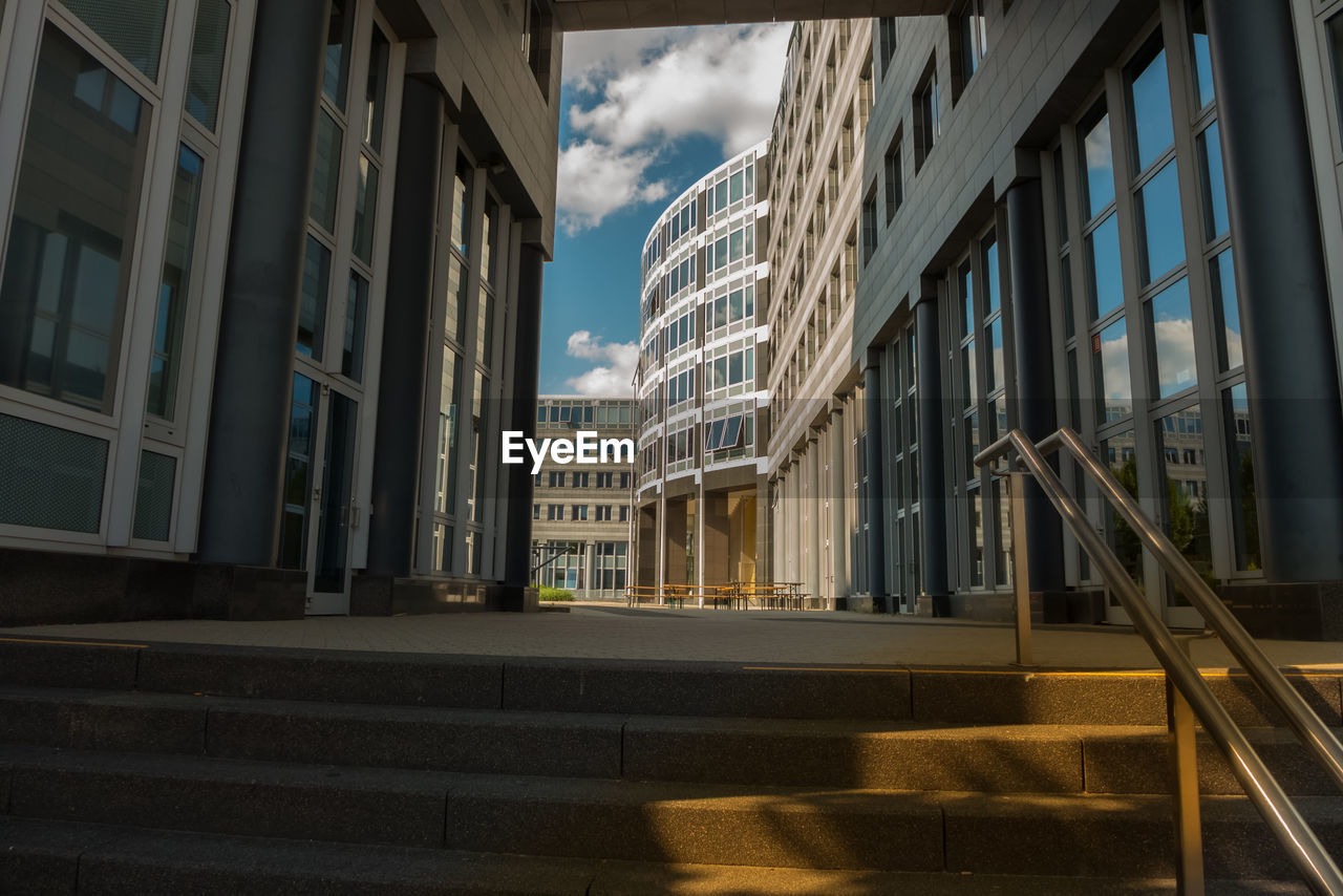 MODERN BUILDINGS AGAINST SKY