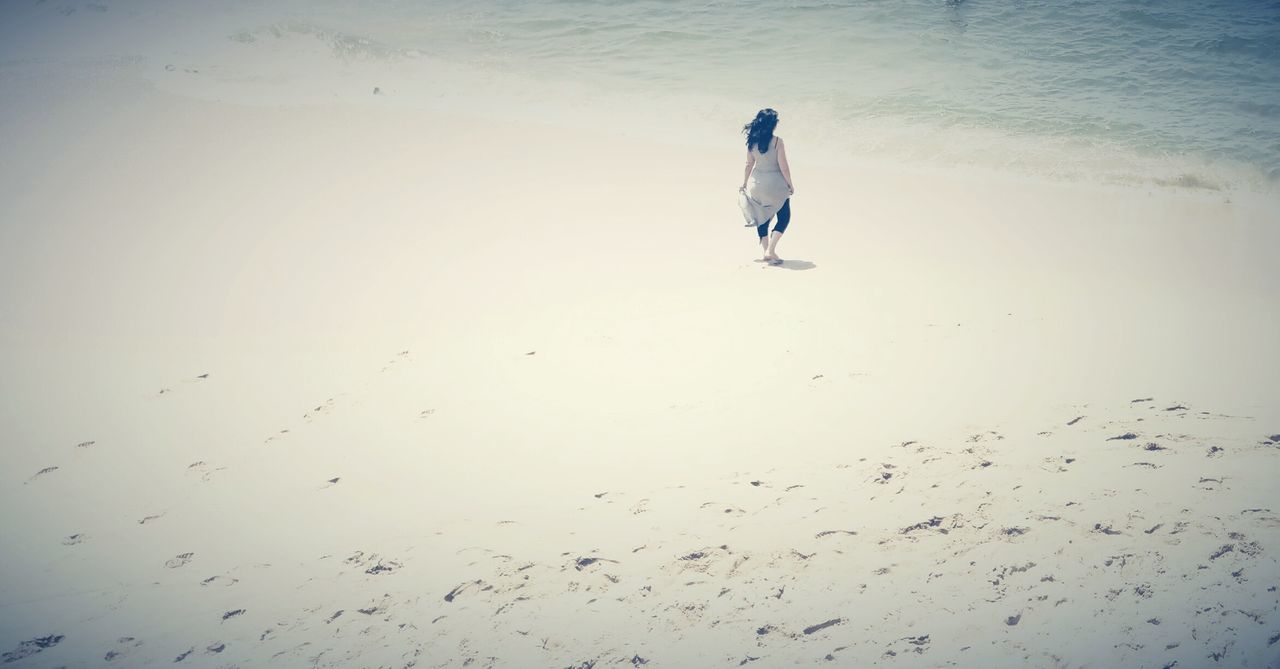 TOURISTS ON BEACH