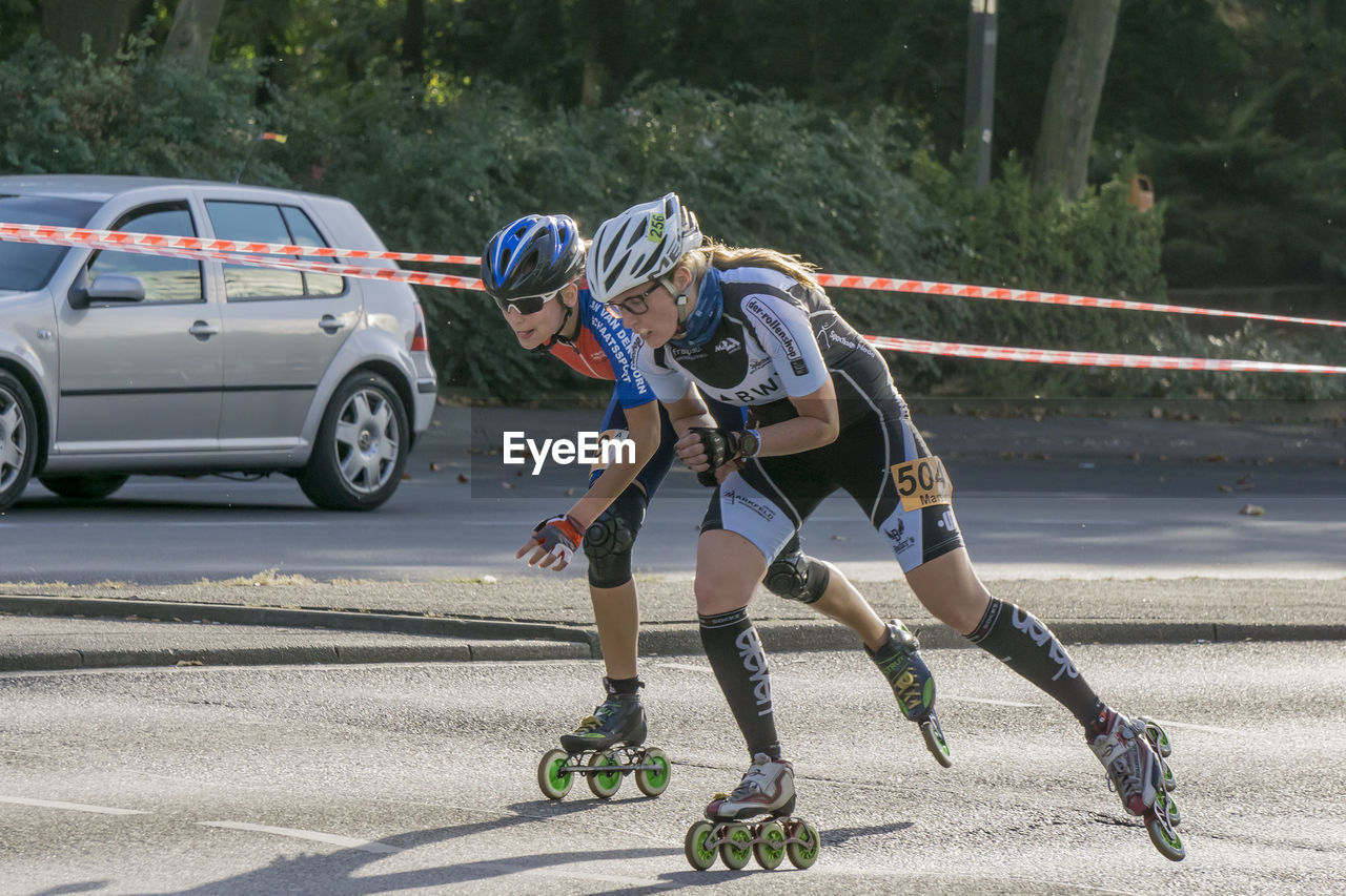 BICYCLES ON ROAD