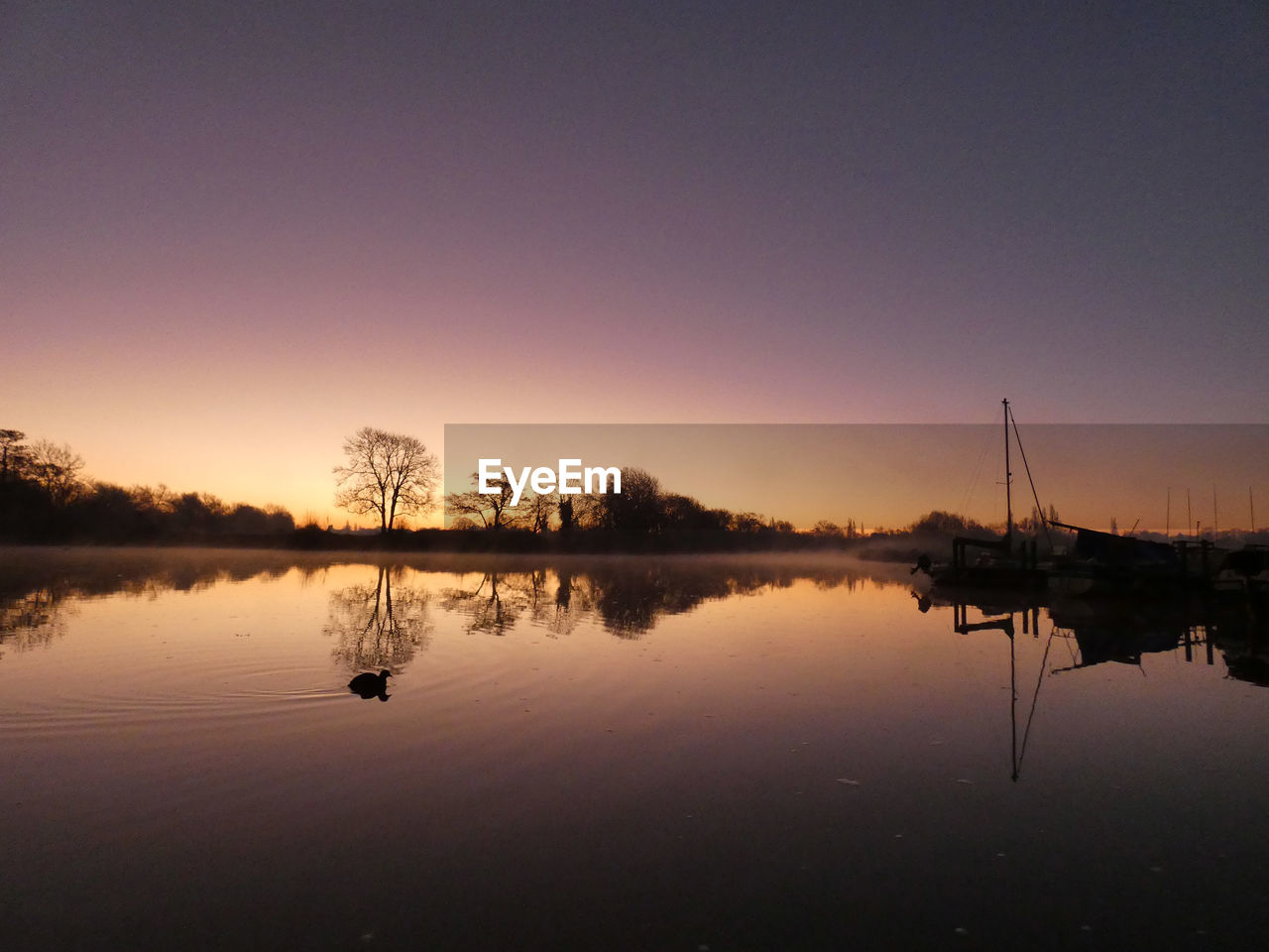 Old shepperton at dawn