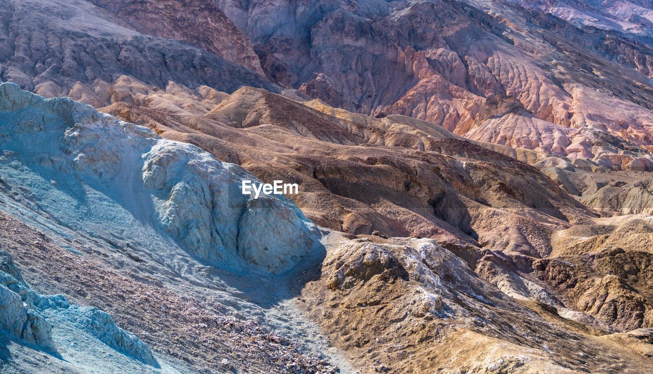 scenic view of mountains during winter