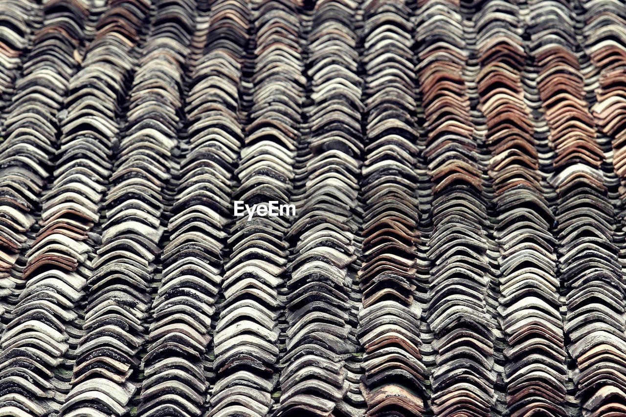 FULL FRAME SHOT OF BLINDS