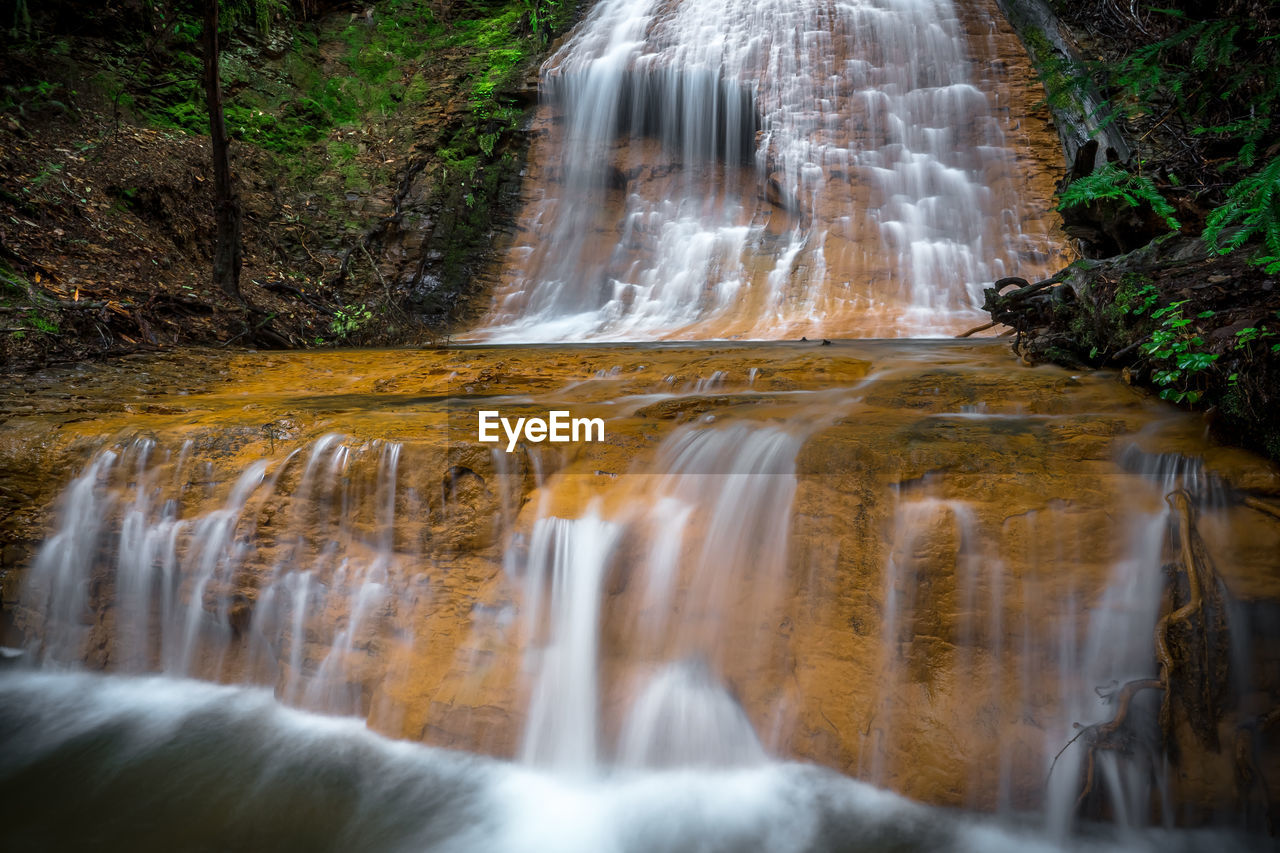 SCENIC VIEW OF WATERFALL