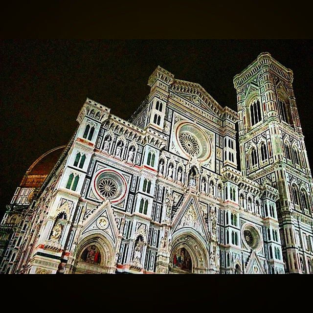 LOW ANGLE VIEW OF CHURCH AT NIGHT