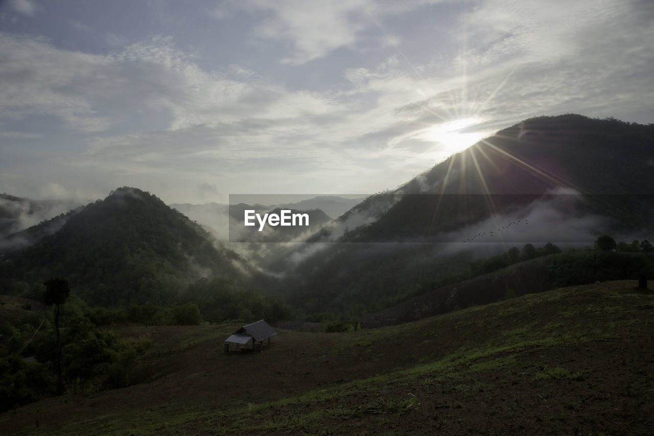 SCENIC VIEW OF MOUNTAIN AGAINST SKY