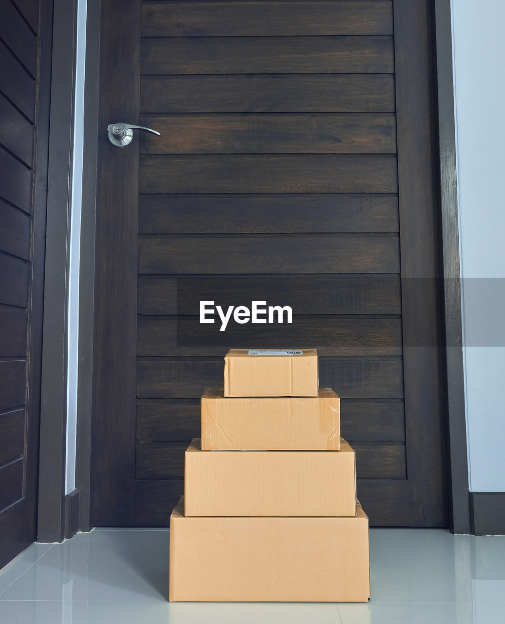 STACK OF WOODEN DOOR OF BUILDING