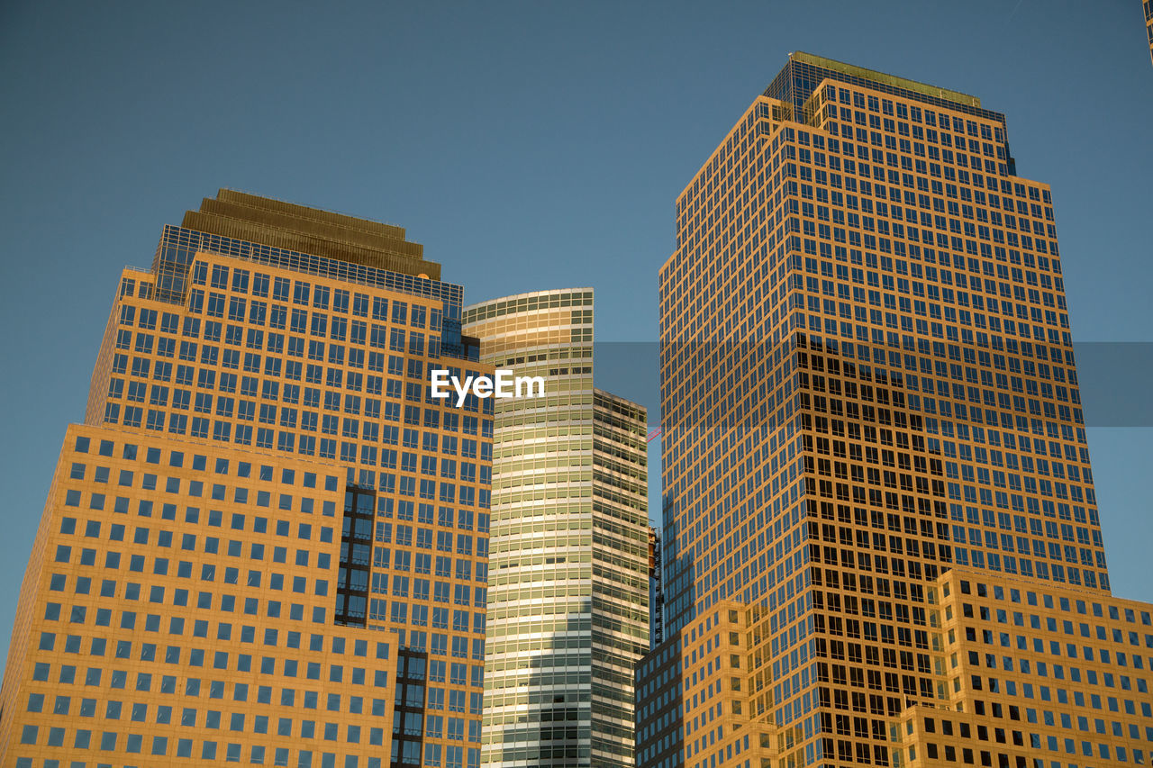 Low angle view of buildings against sky