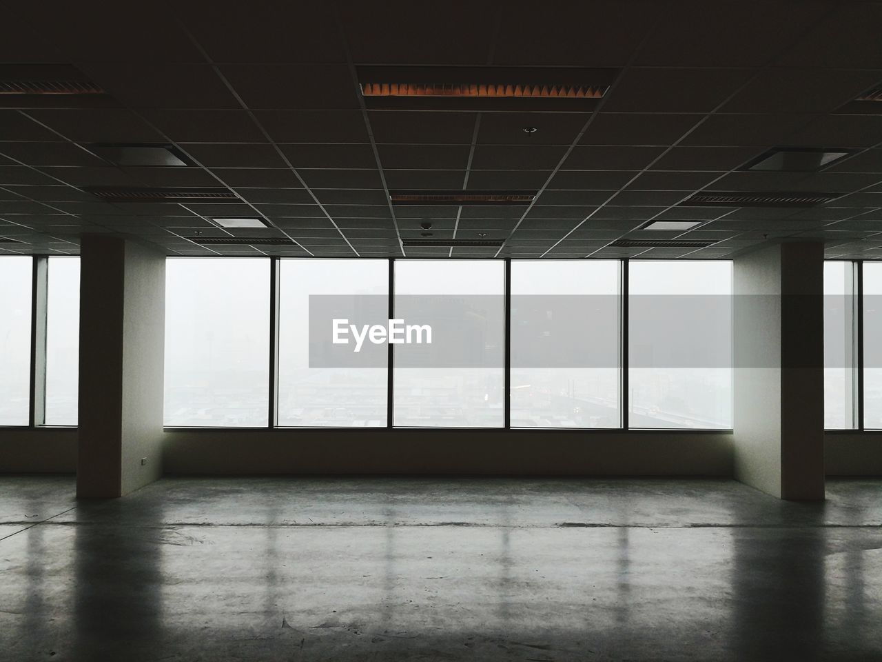 Interior of modern building