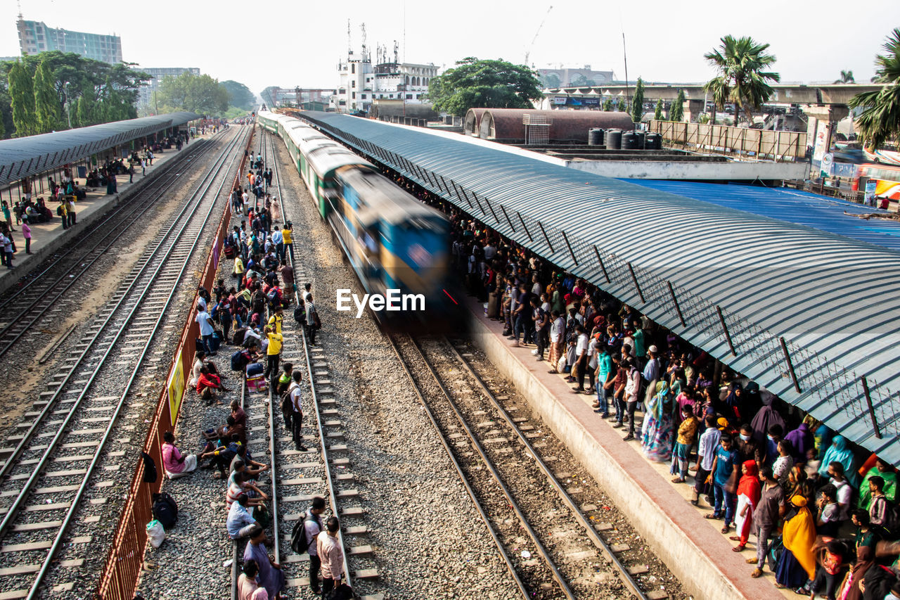 Journey by train to celebrate the biggest religious festival eid-ul-fitr