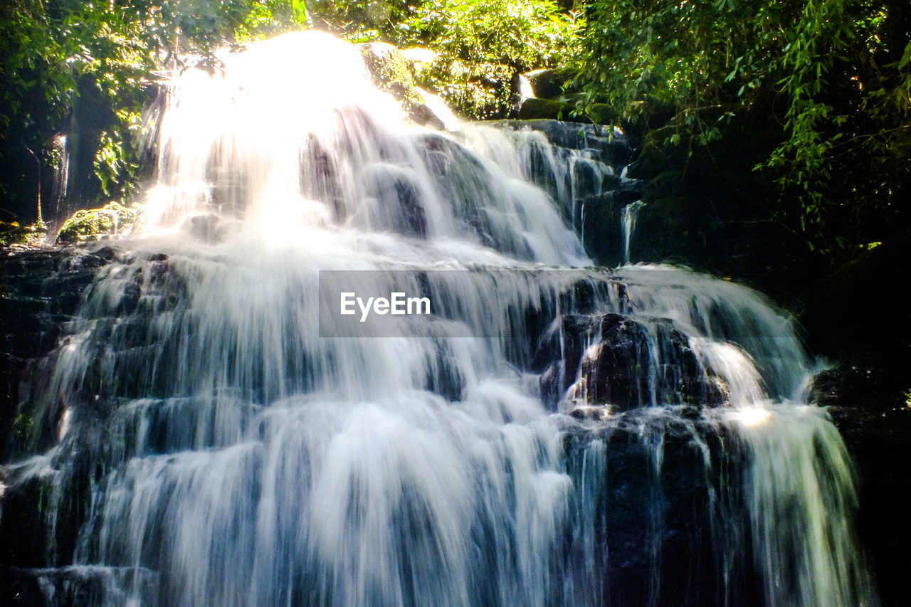 SCENIC VIEW OF WATERFALL