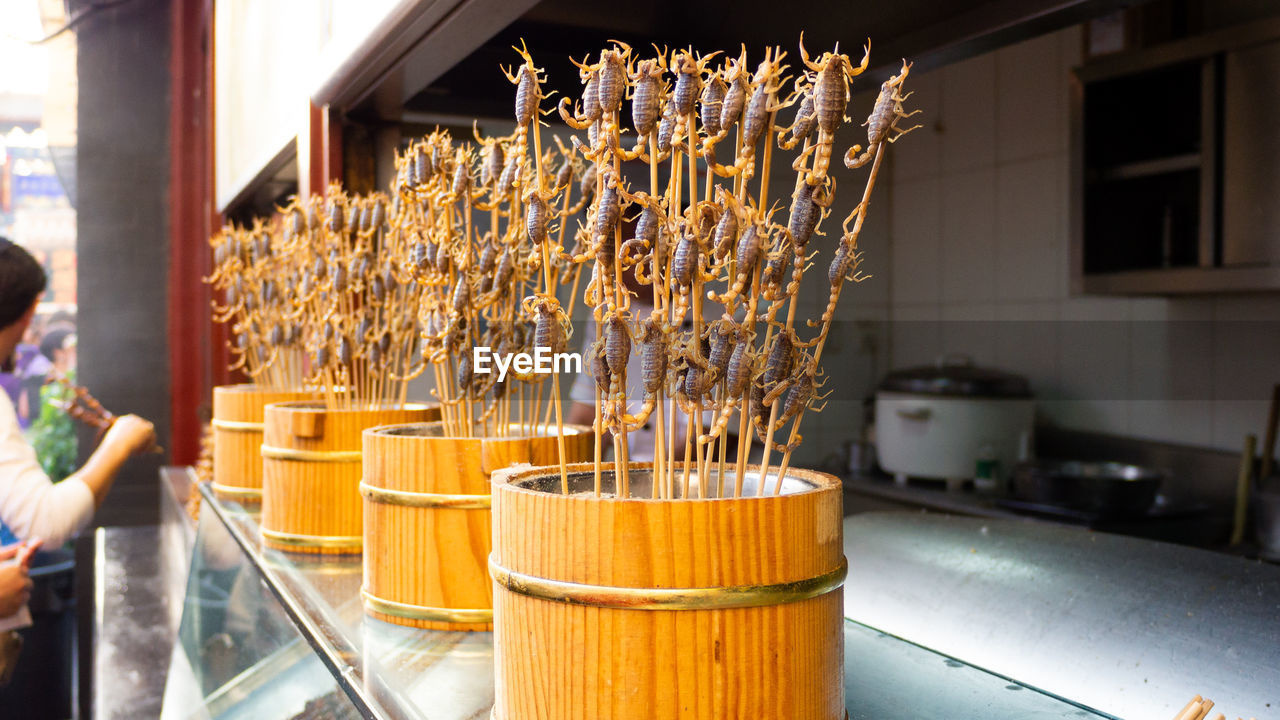 CLOSE-UP OF FRESH FOOD IN CONTAINER