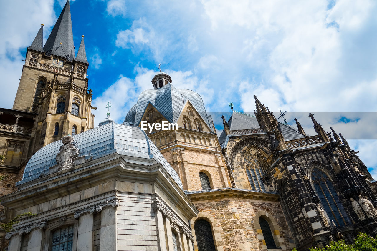 Low angle view of church against the sky