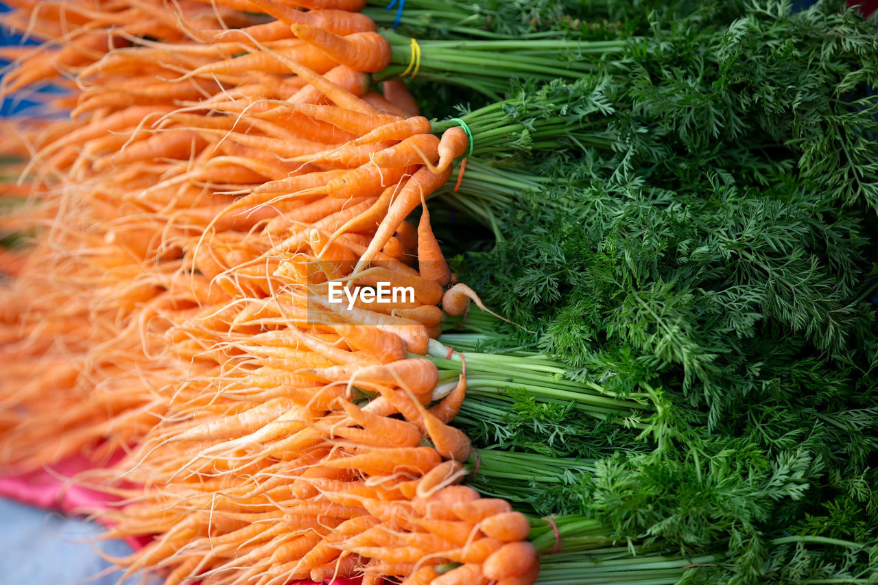 Vegetables for sale at market stall