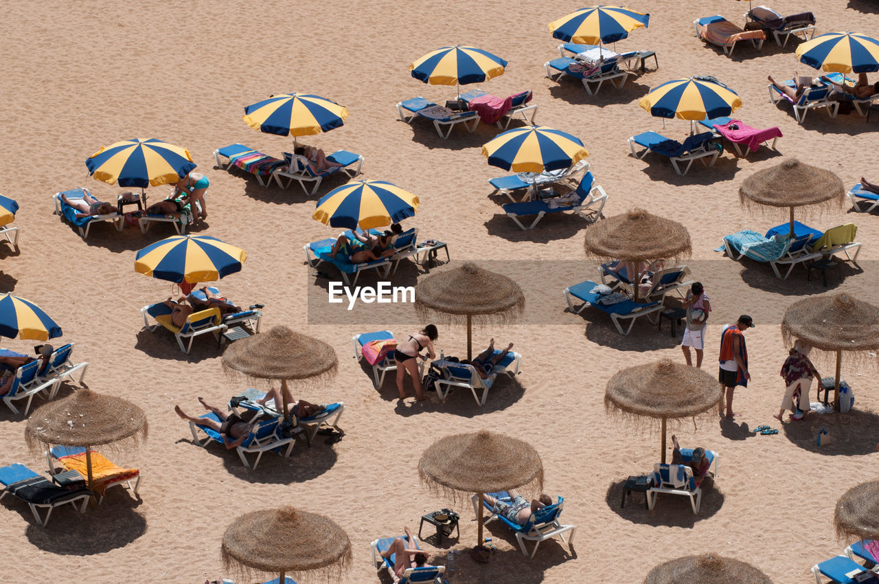 Aerial view of beach