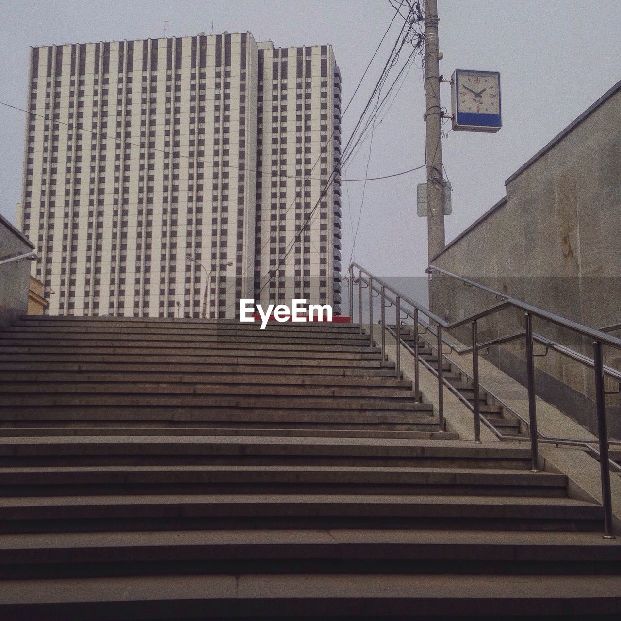 LOW ANGLE VIEW OF STAIRS LEADING TO STAIRS