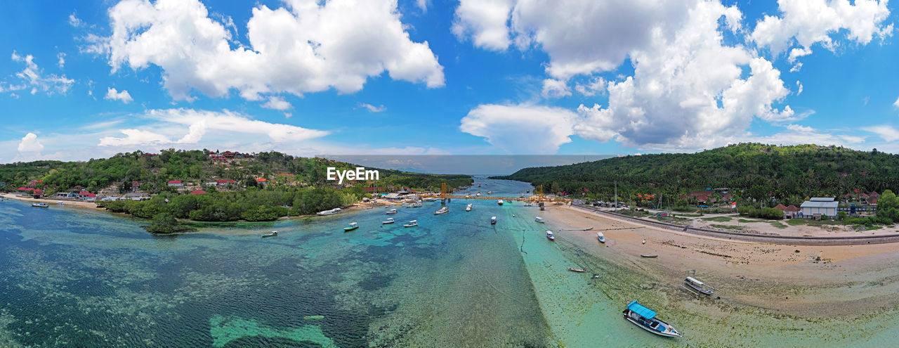 PANORAMIC VIEW OF SEA AGAINST SKY