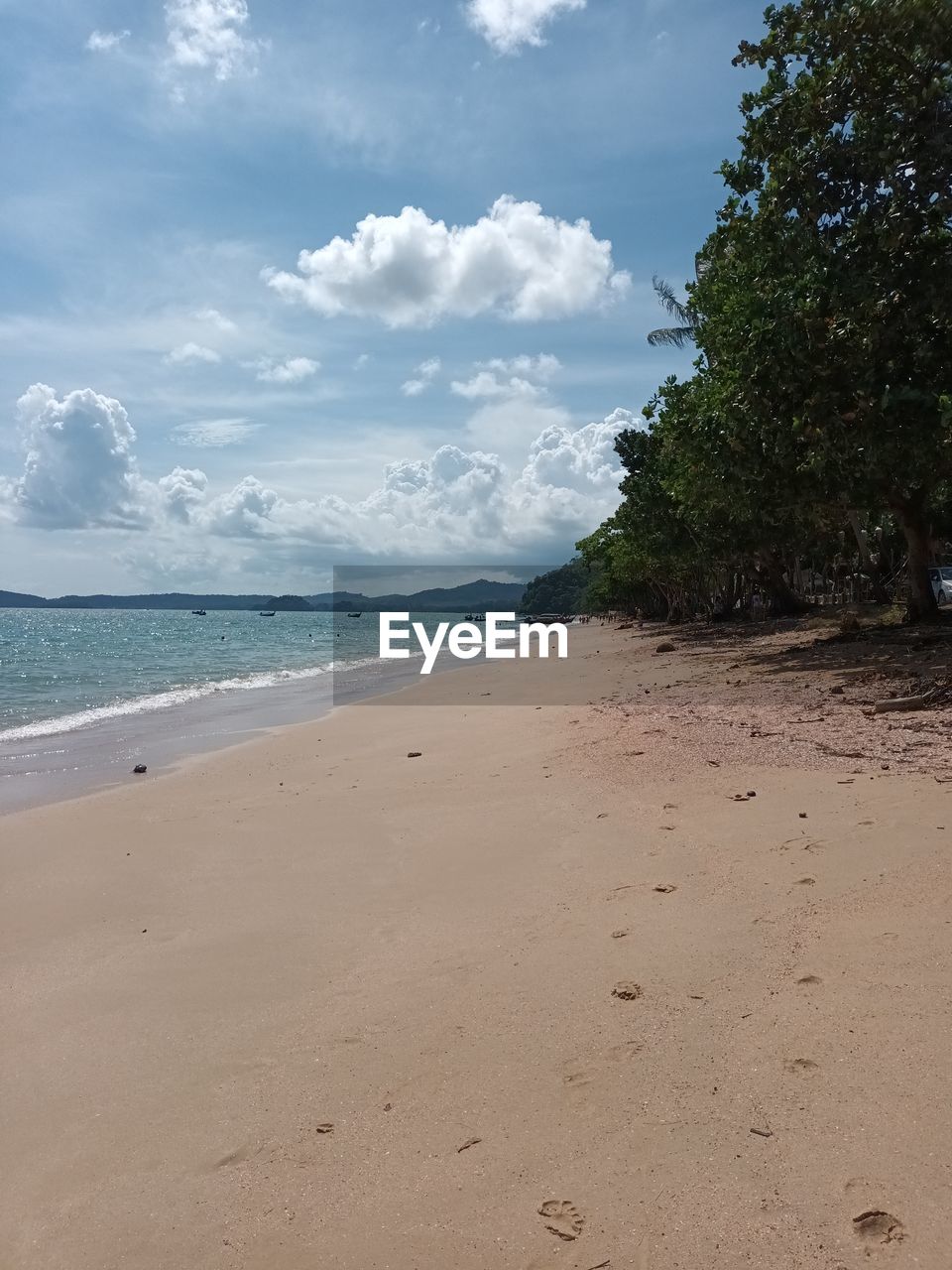 nature, water, blue, cloud, land, sky, sunlight, day, beach, sea, outdoors, no people, scenics - nature, beauty in nature, environment, sand, plant, tree, landscape, reflection, travel, motion, tranquility