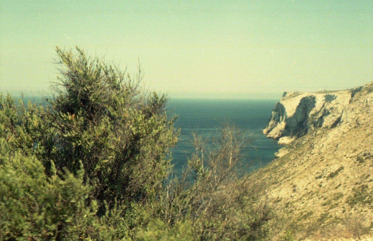 IDYLLIC SHOT OF SEA AGAINST CLEAR SKY