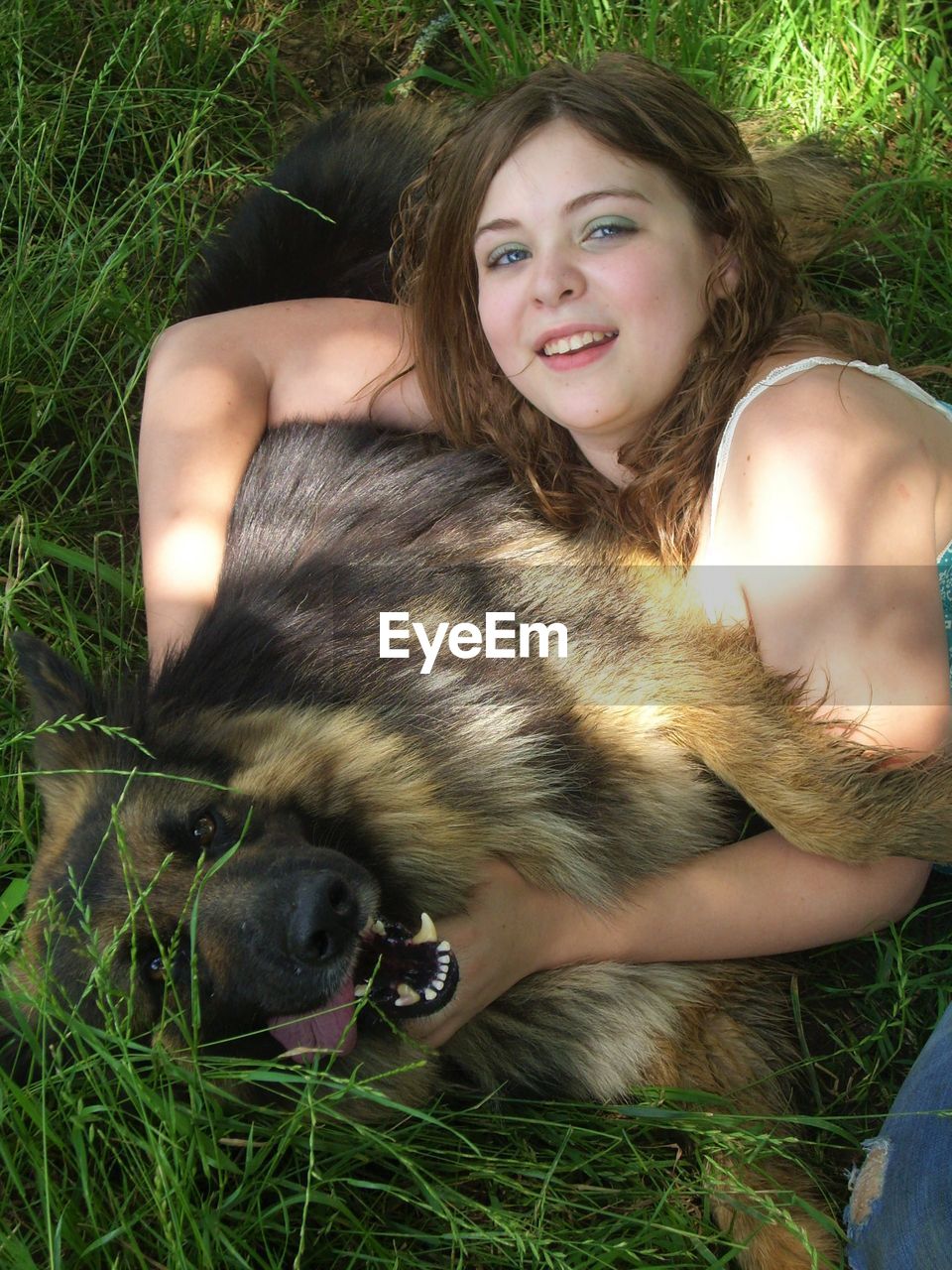 Portrait of young woman with dog. best friends. a girl and her dog.