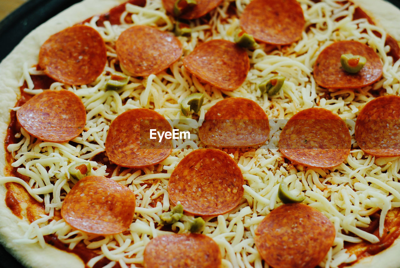 CLOSE-UP OF SERVED FOOD