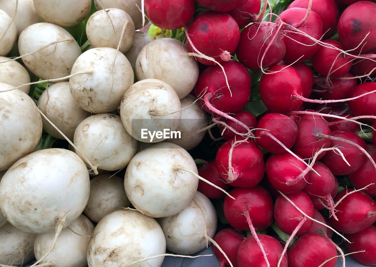 full frame shot of tomatoes for sale at market