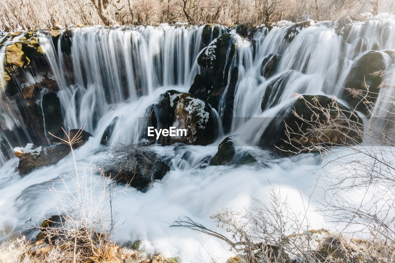 SCENIC VIEW OF WATERFALL