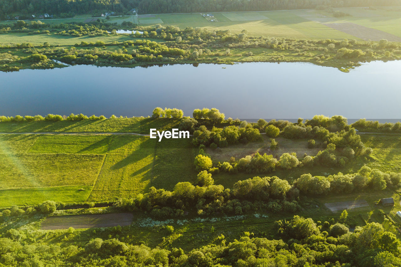 SCENIC VIEW OF AGRICULTURAL FIELD