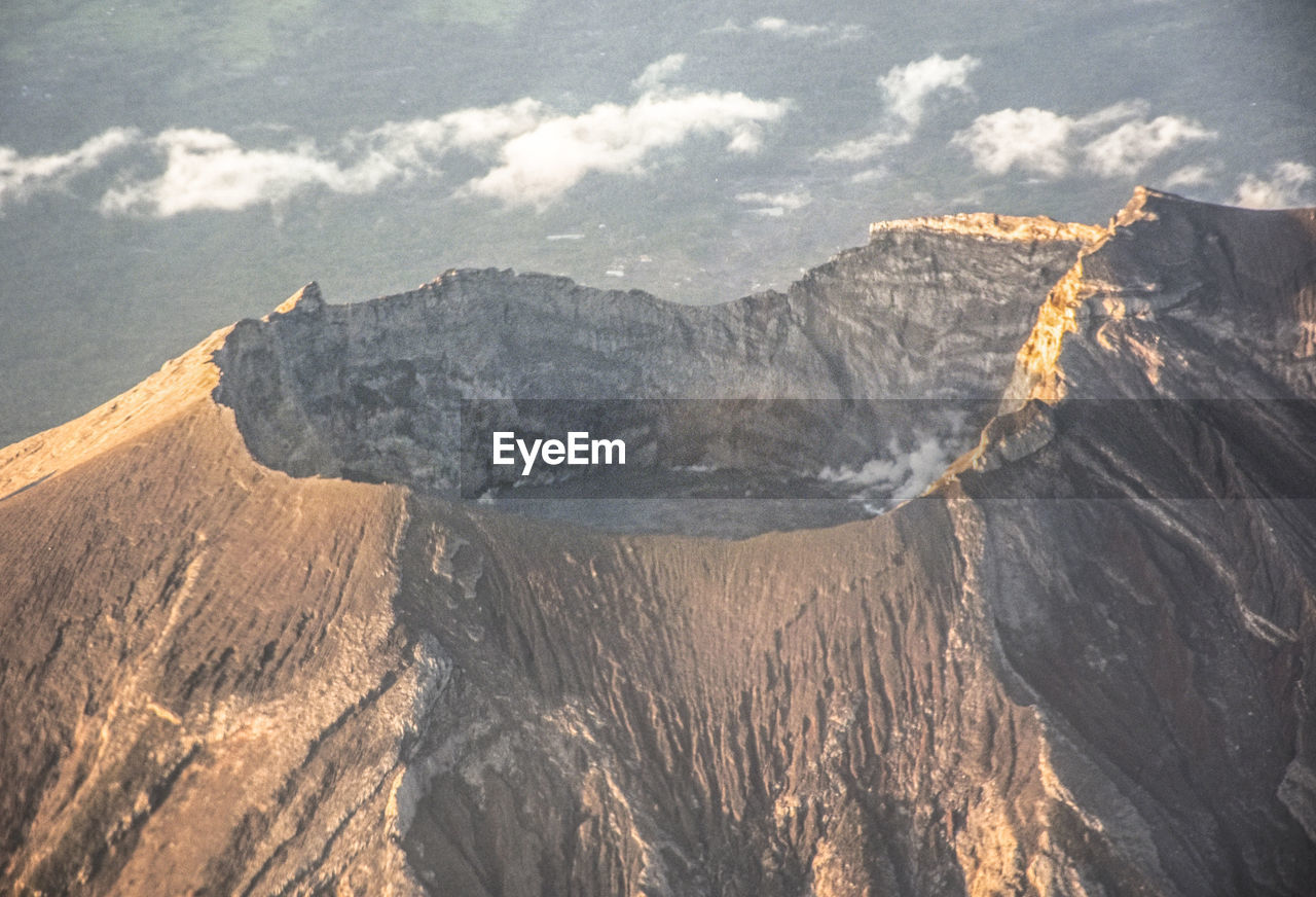 View of volcanic landscape