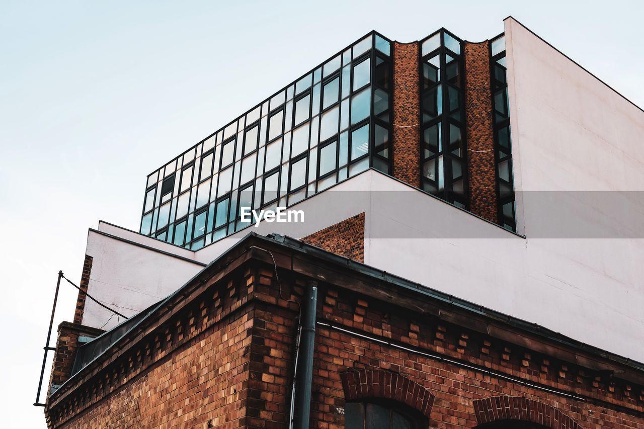 Low angle view of building against sky