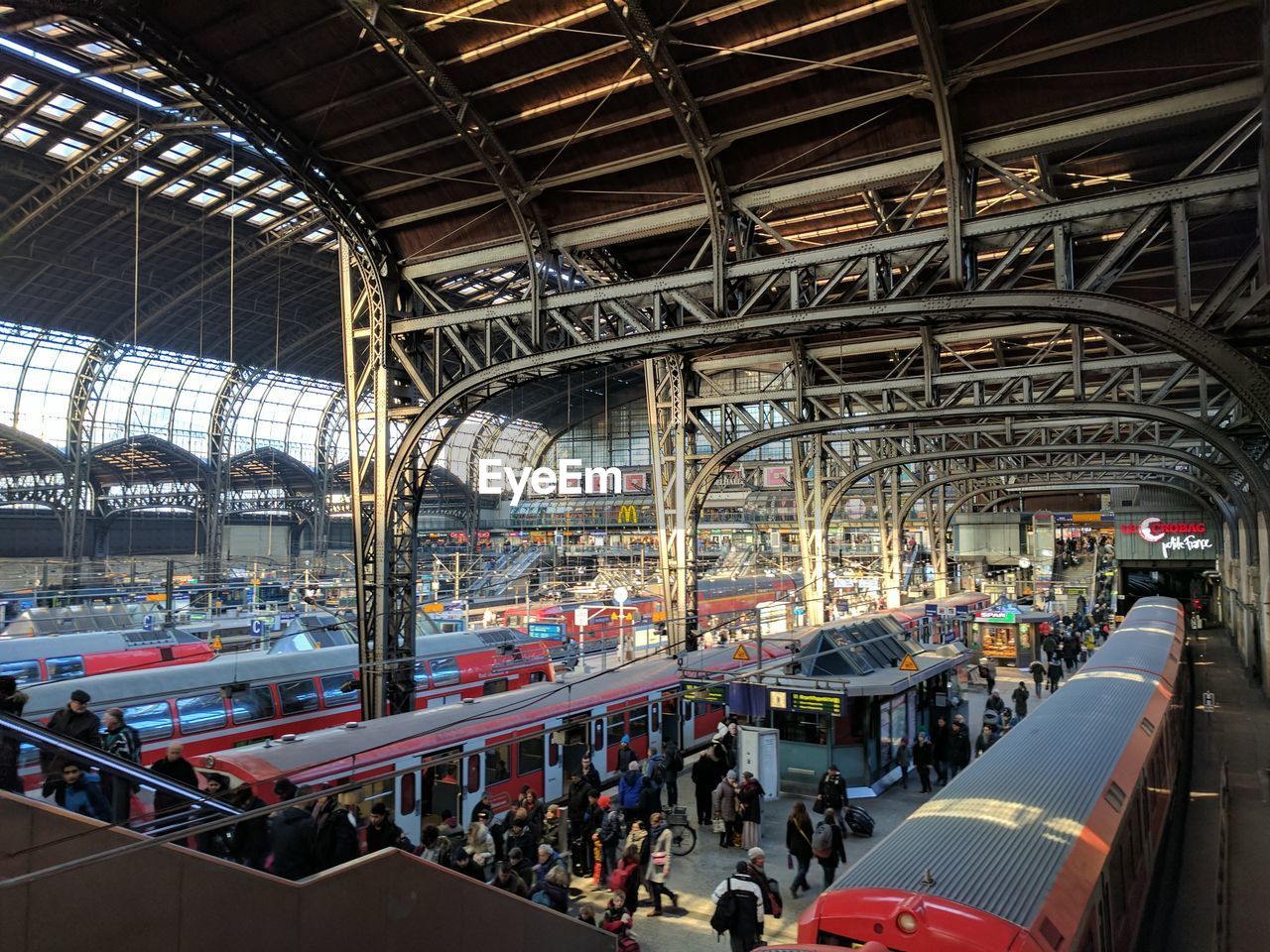 Train station in hamburg