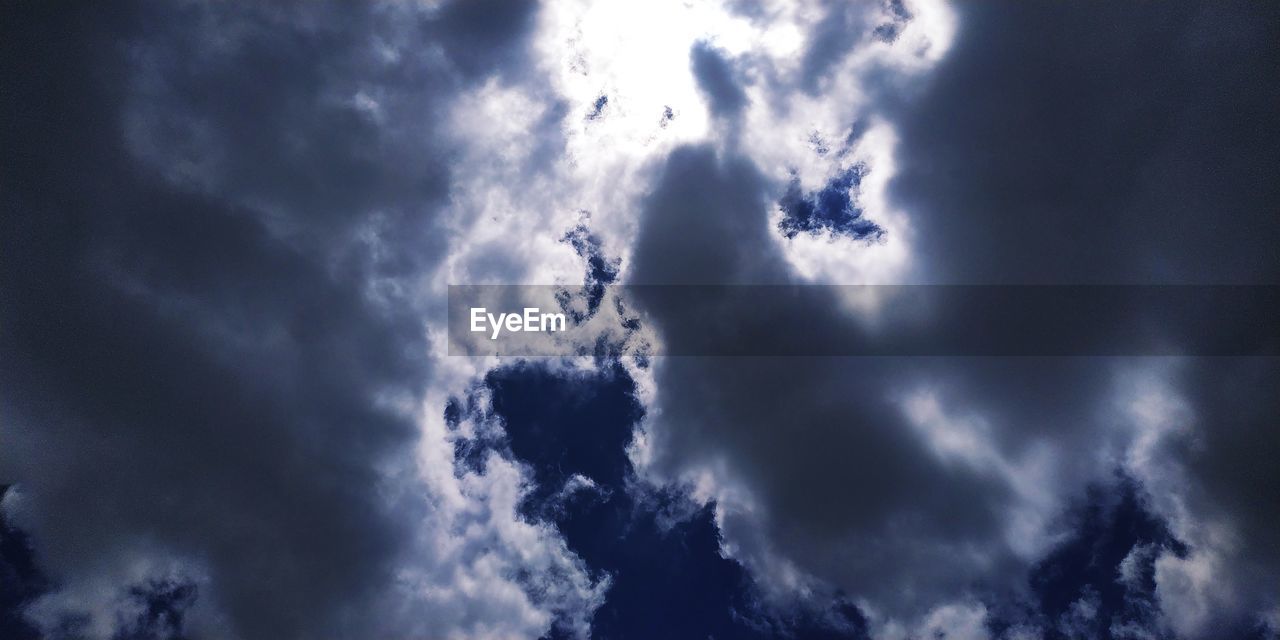 LOW ANGLE VIEW OF STORM CLOUDS