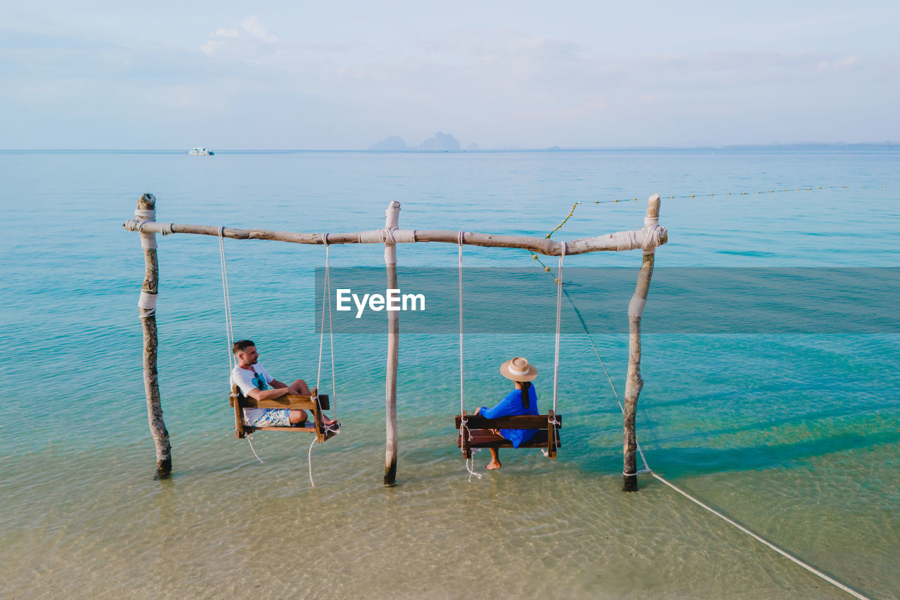 people on beach