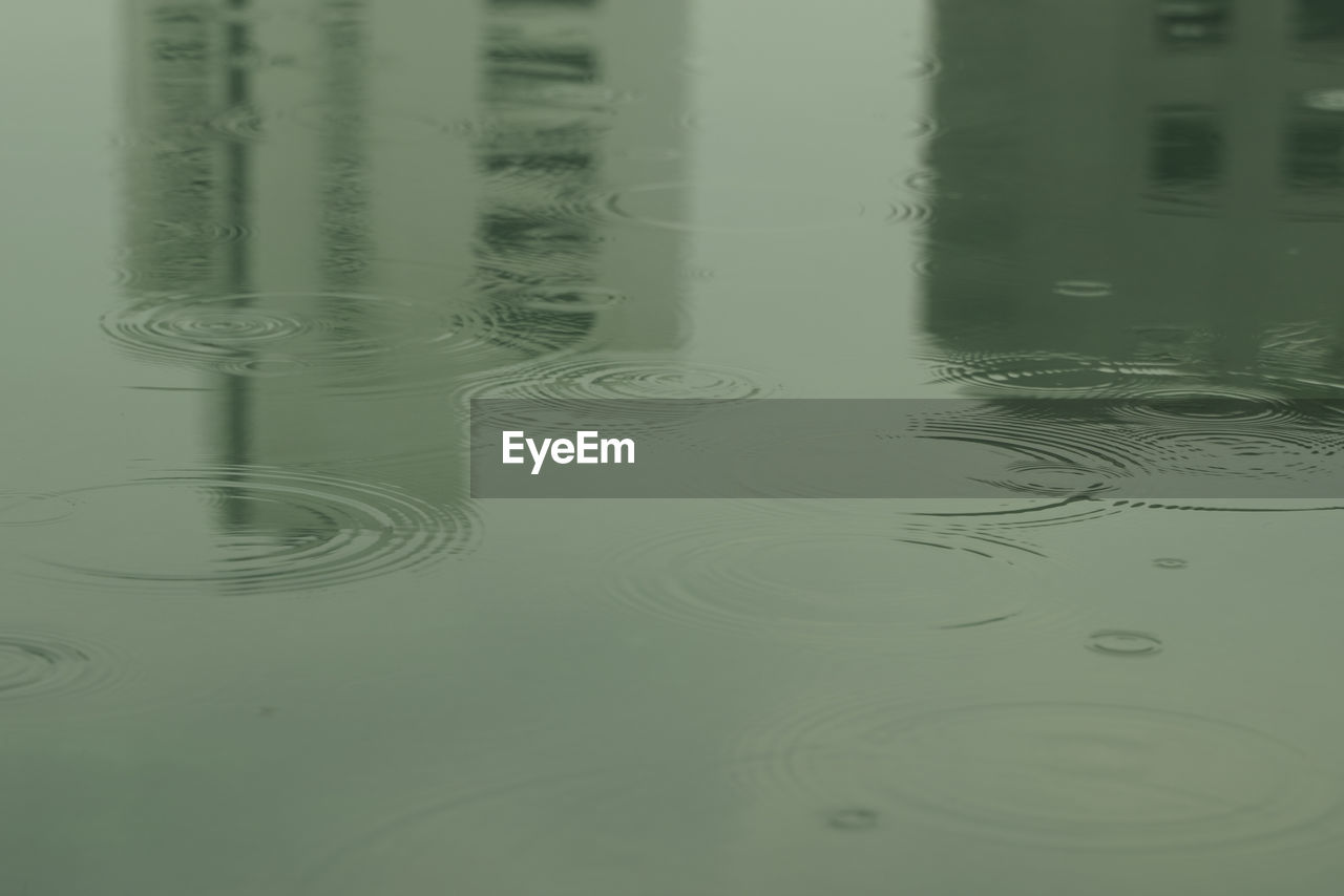 FULL FRAME SHOT OF RIPPLED WATER IN LAKE