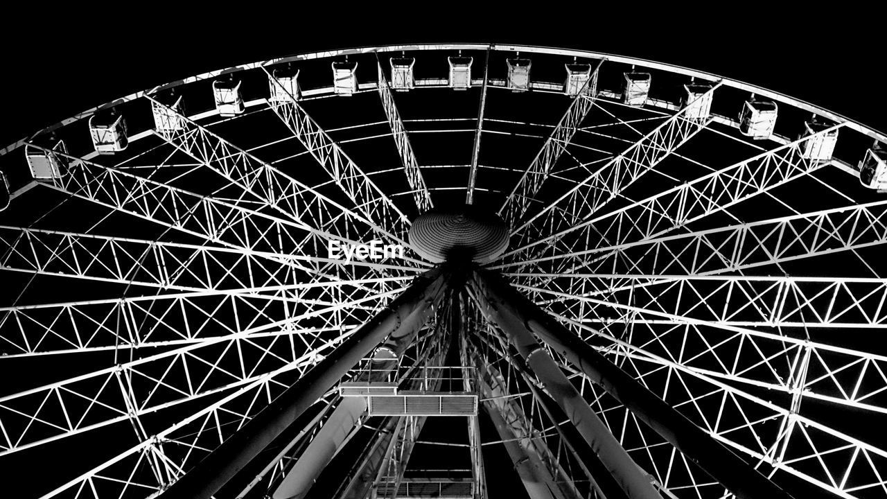 Low angle view of ferris wheel