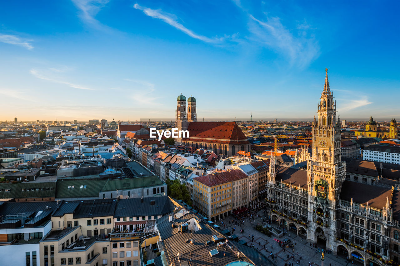 Aerial view of munich, germany