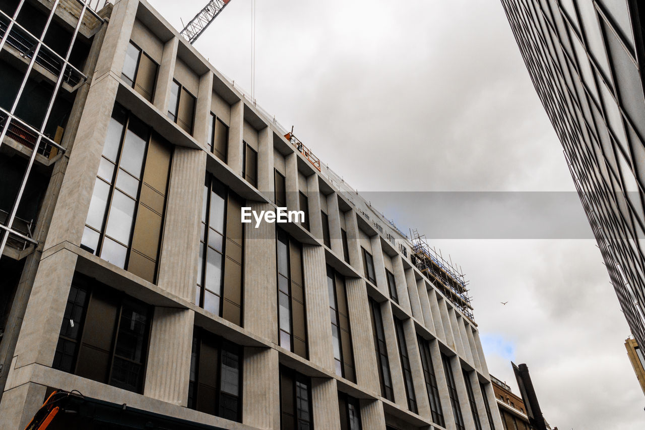 Low angle view of building against sky