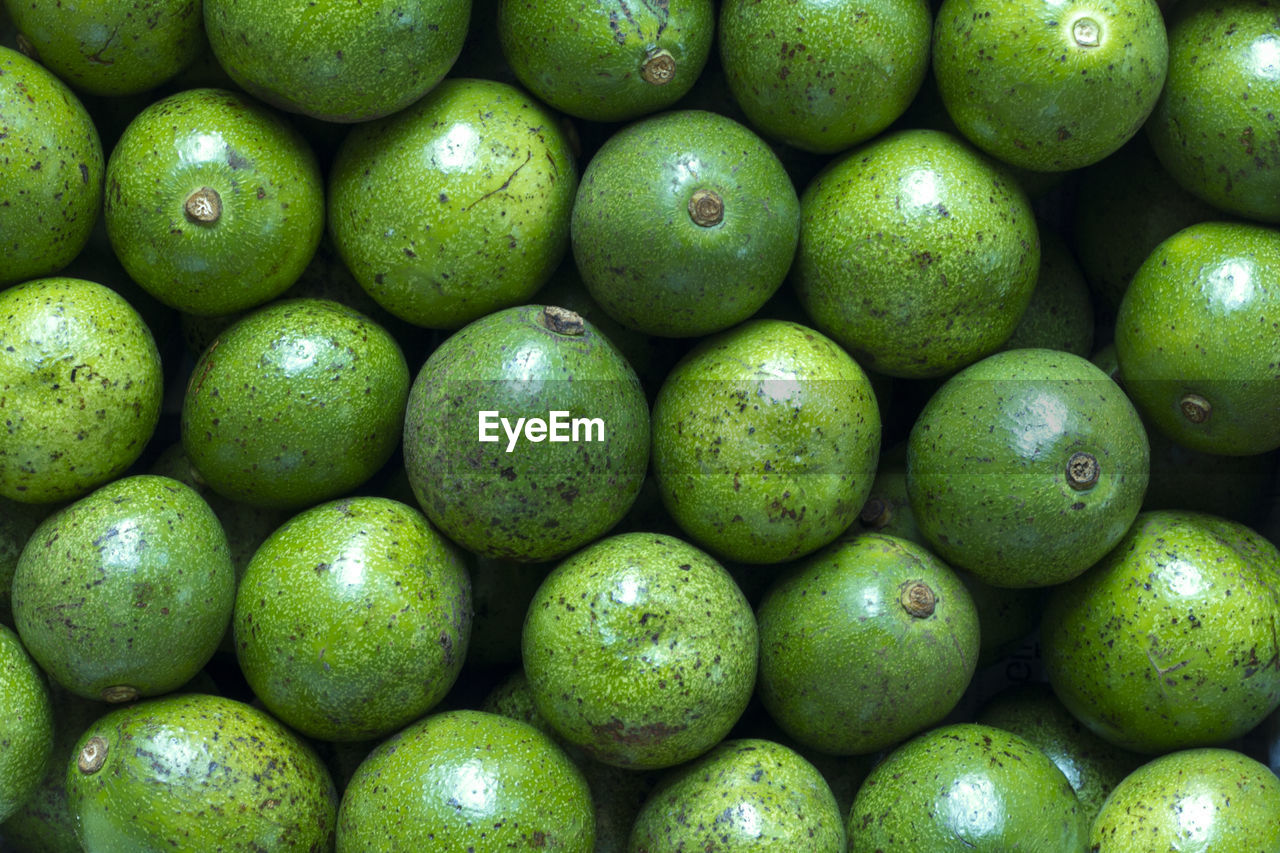 Full frame shot of mangoes at market for sale