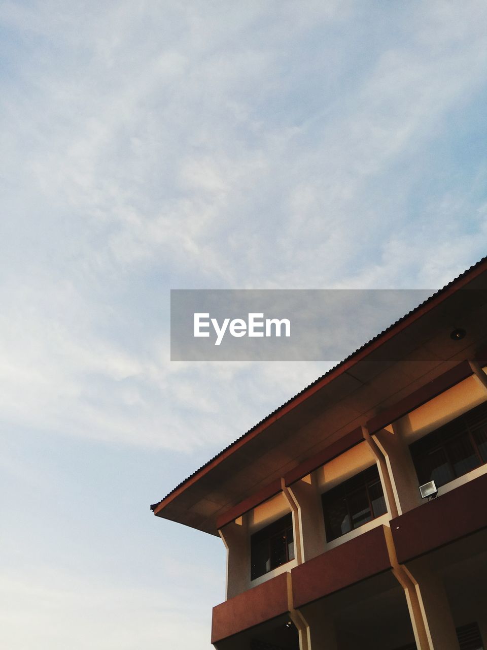 Low angle view of building against sky