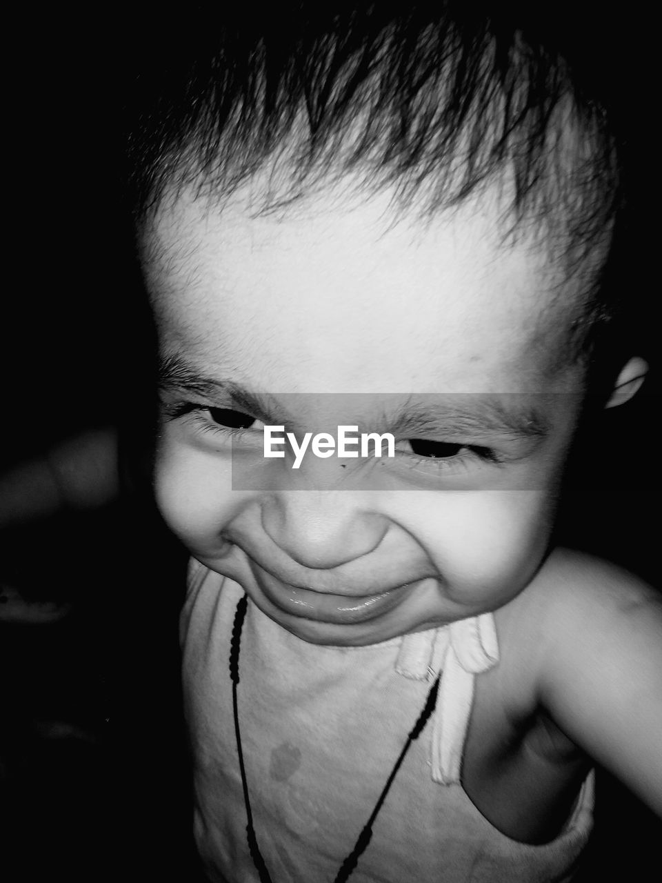 CLOSE-UP PORTRAIT OF CUTE BABY BOY