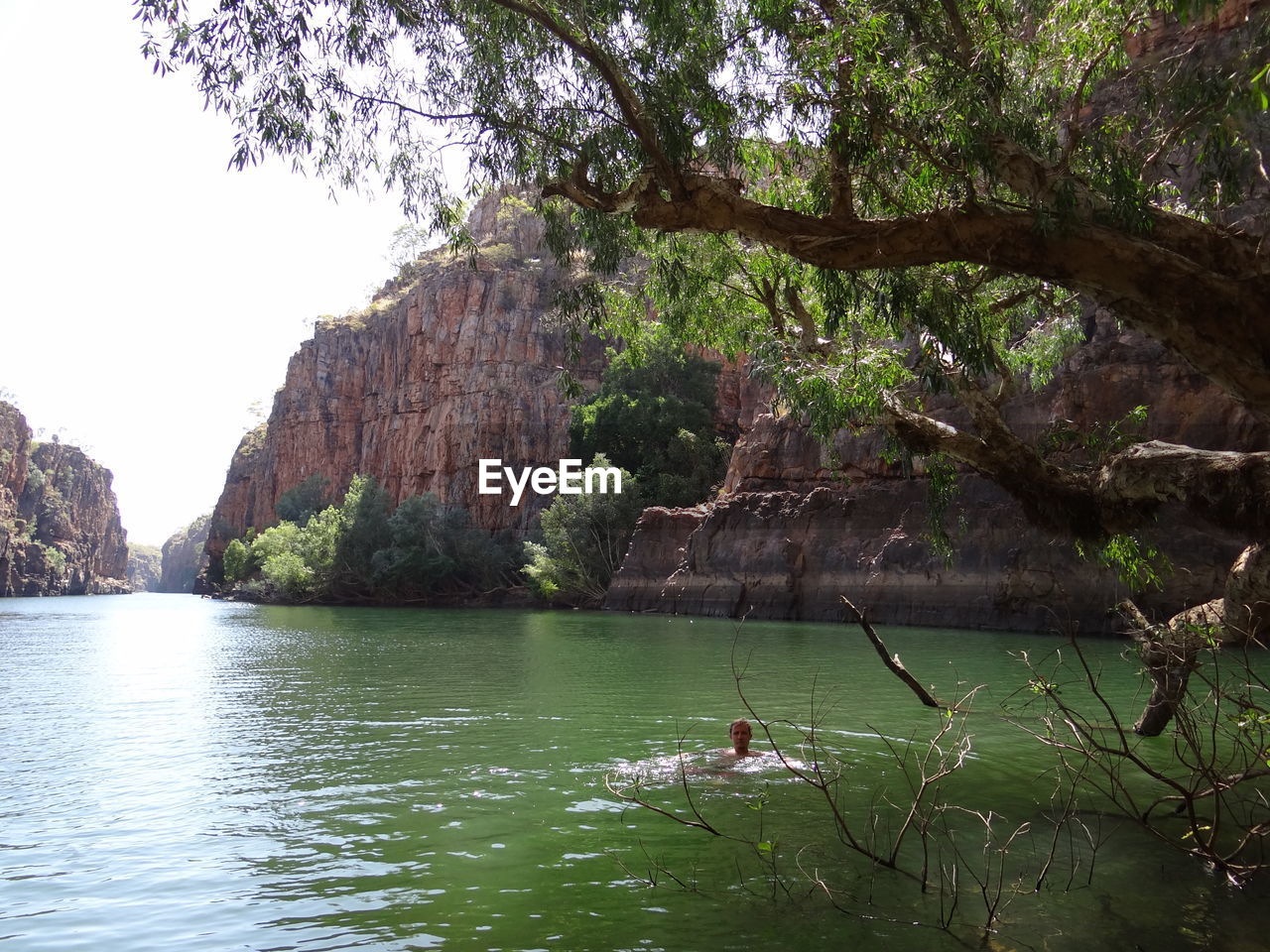 SCENIC VIEW OF WATERFALL