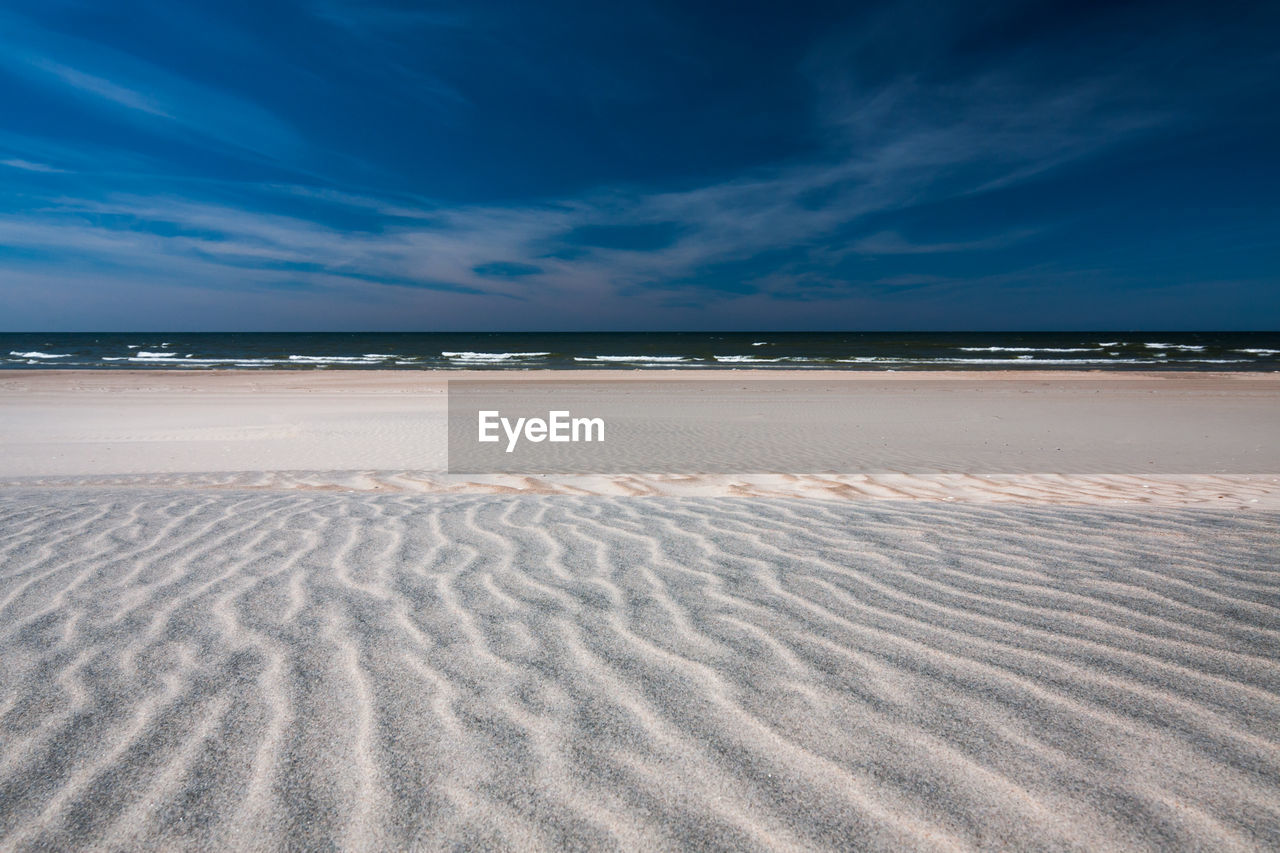 SCENIC VIEW OF SEA AGAINST BLUE SKY