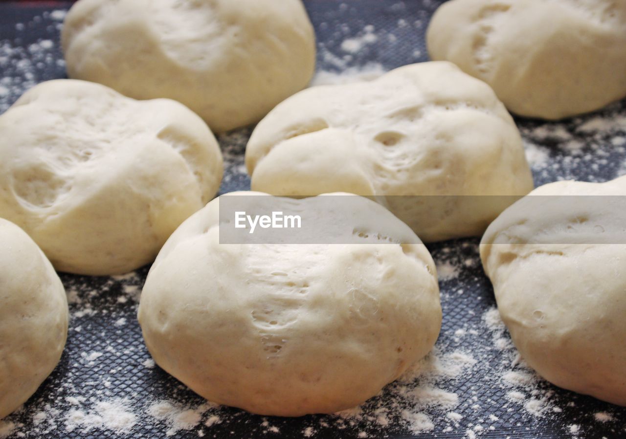 Close-up of bread dough