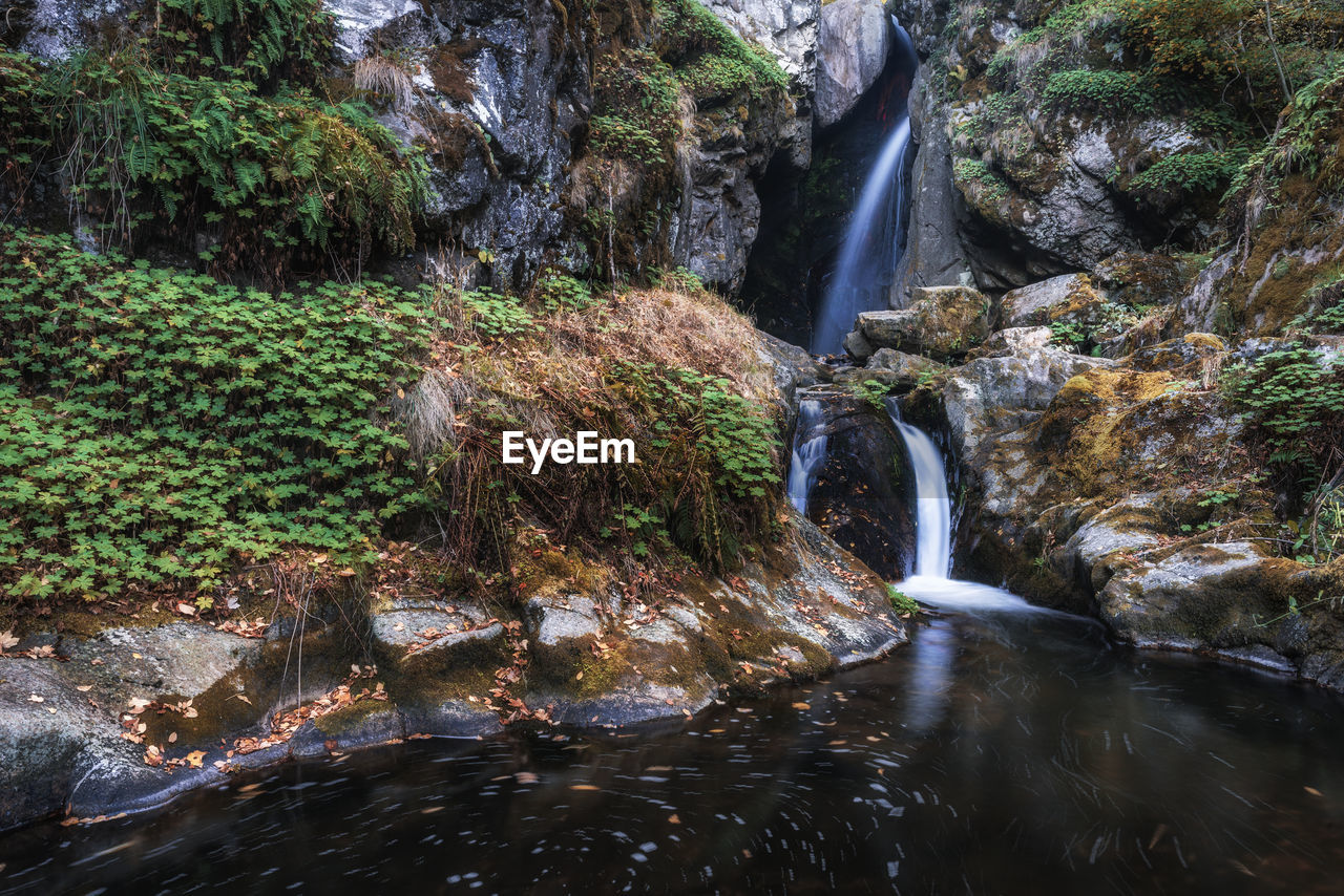 SCENIC VIEW OF WATERFALL