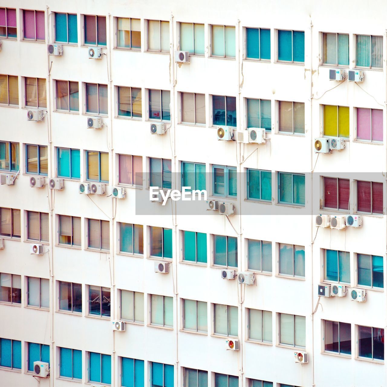 Full frame shot of modern building