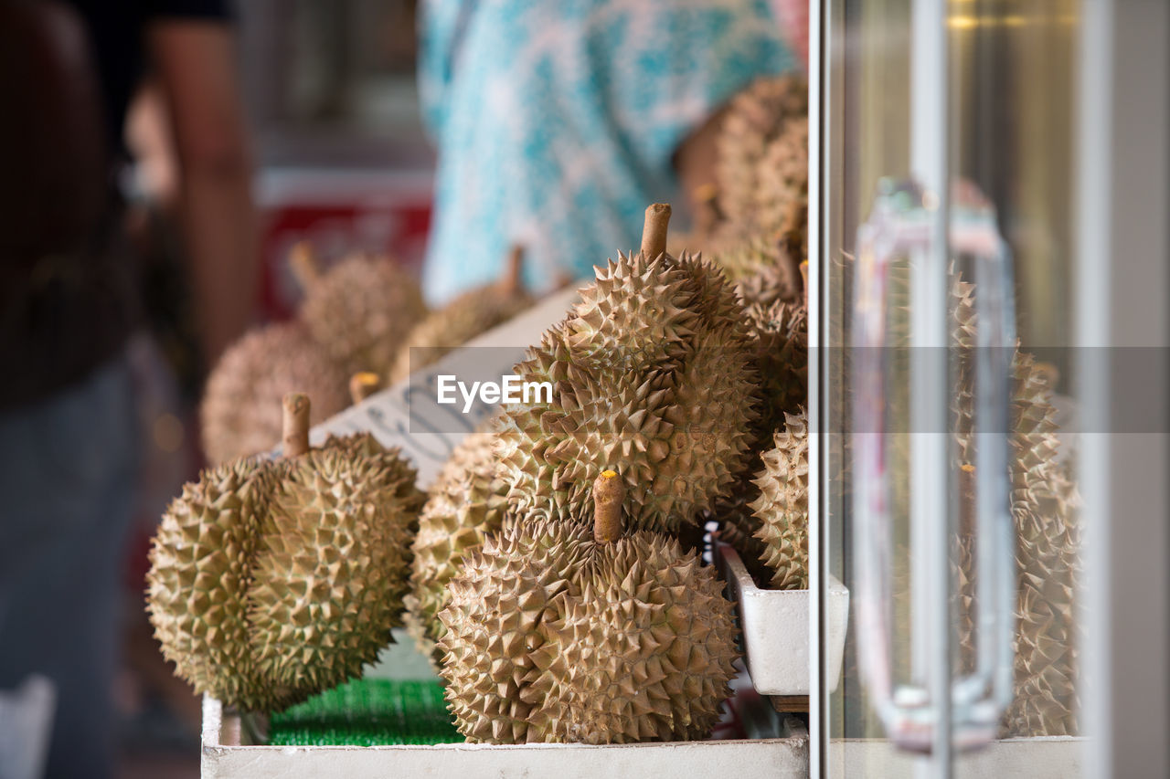 Close-up of food for sale in market